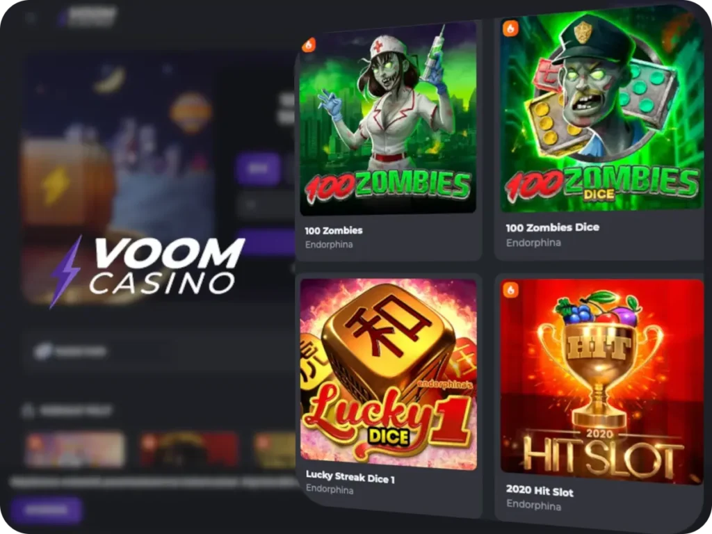 Voom Casino -kolikkopelit